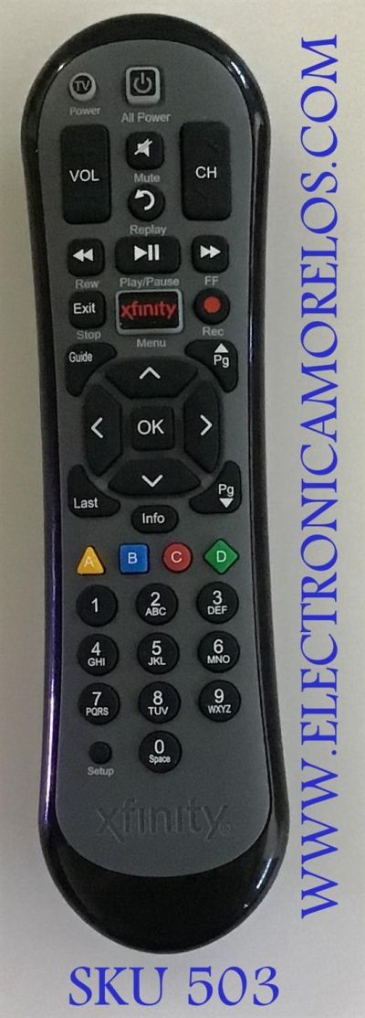 CONTROL REMOTO XFINITY / TX4CRB29A / XR2 VERSION R2